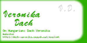 veronika dach business card